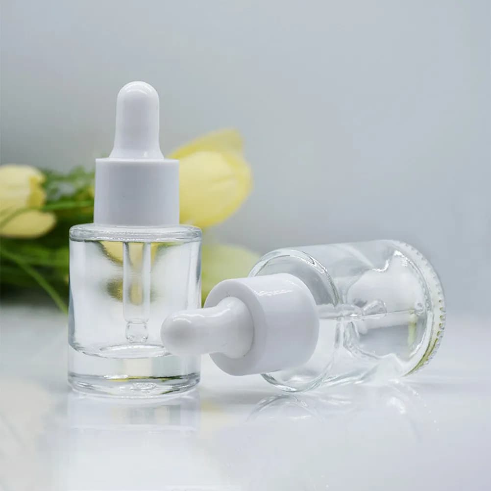 6 Pezzi Mini Flaconi Contagocce in Vetro Vuoti Ricaricabili da Viaggio per Oli Essenziali, Contenitori Portatili Piccoli per Campioni di Profumo