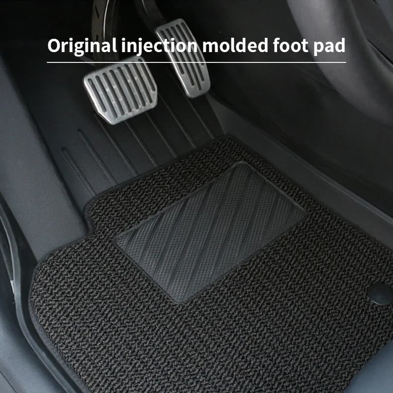 Car Mats Tesla Model Y 2019-2024, Waterproof and Anti-slip for All Seasons, New TPE with Original Injection Molding