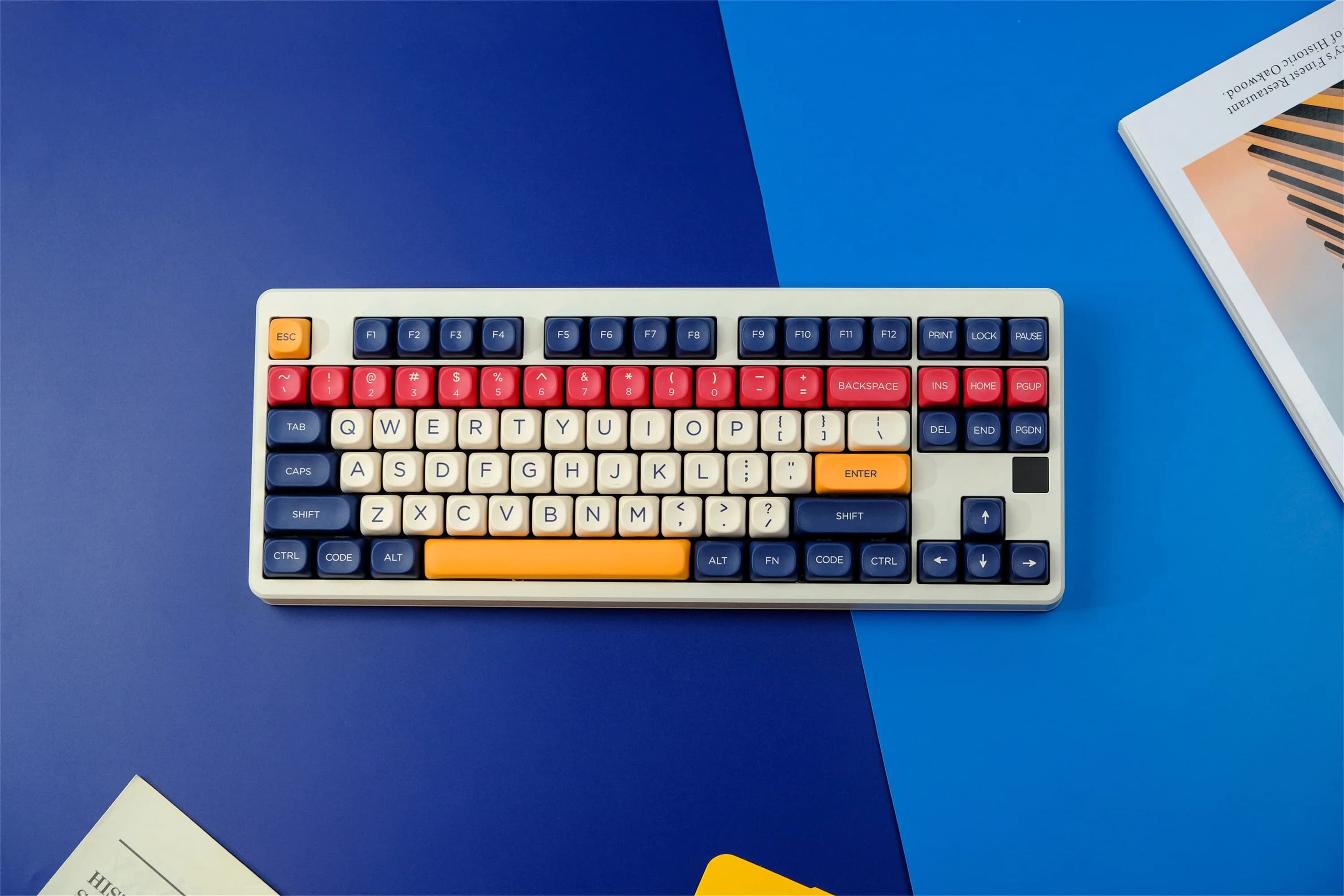 Copritasti costitutivi 126 tasti Materiale PBT Profilo MOA DYE-SUB Personalizzato per CHERRY MX Switch Wooting Tastiera meccanica