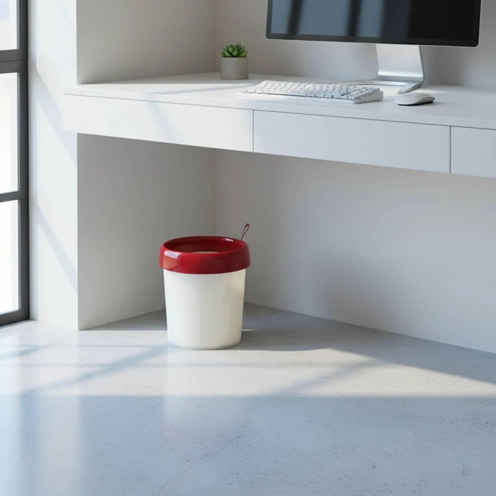 Cestino per Rifiuti a Forma di Frutta con Ruote e Apertura Superiore, Design di Lusso per la Pulizia Domestica