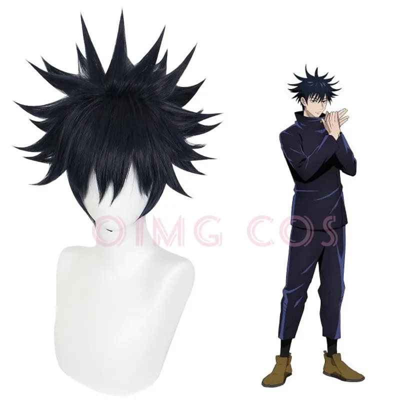 Parrucca cosplay Jujutsu Kaisen Fushiguro Megumi Anime Costumi di Halloween per donne Gioco