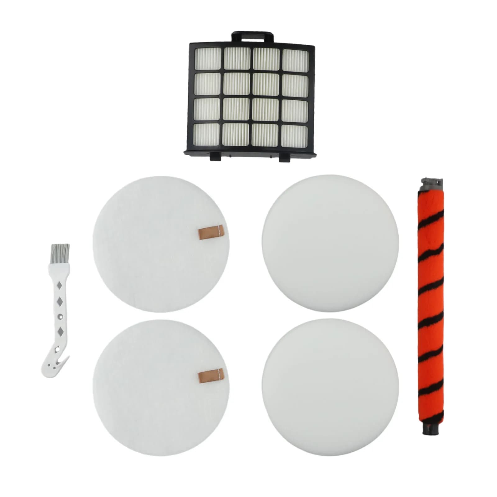 Kit di ricambio spazzole e filtri per aspirapolvere Shark PZ1000UK serie T, accessori per la pulizia con feltro in schiuma e rullo morbido post-motore