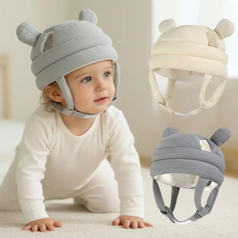 New Anti Fall Walking Protective Hat Anti-collision Breathable Thick Protective Helmet 360 Head Protection Soft Head Protector