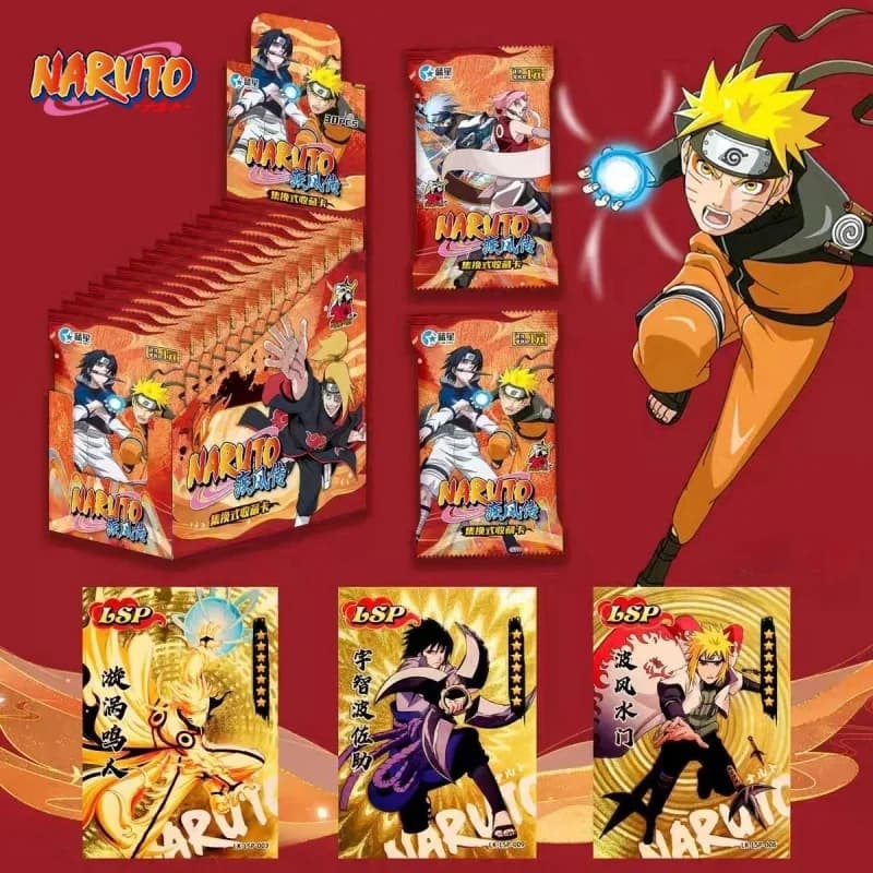 Carta da collezione NARUTO per bambini Namikaze Minato Uchiha Itachi Fantasia giapponese Avventura Anime Carta da gioco limitata Regali per bambini