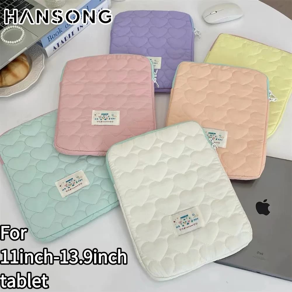 Borsa per tablet 11-13.9 pollici per iPad A16 11th Pro 11 10.9, custodia per iPad 10.5 pollici per XiaoMi 8 Samsung Huawei Lenovo, custodia antiurto.