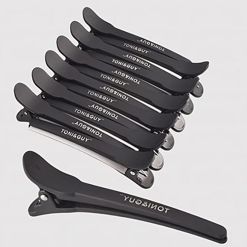 Fermaglio professionale per capelli, utilizzato per la segmentazione dei capelli, nastro in silicone, ferro arricciacapelli senza pieghe, adatto per salone e taglio dei capelli a casa.