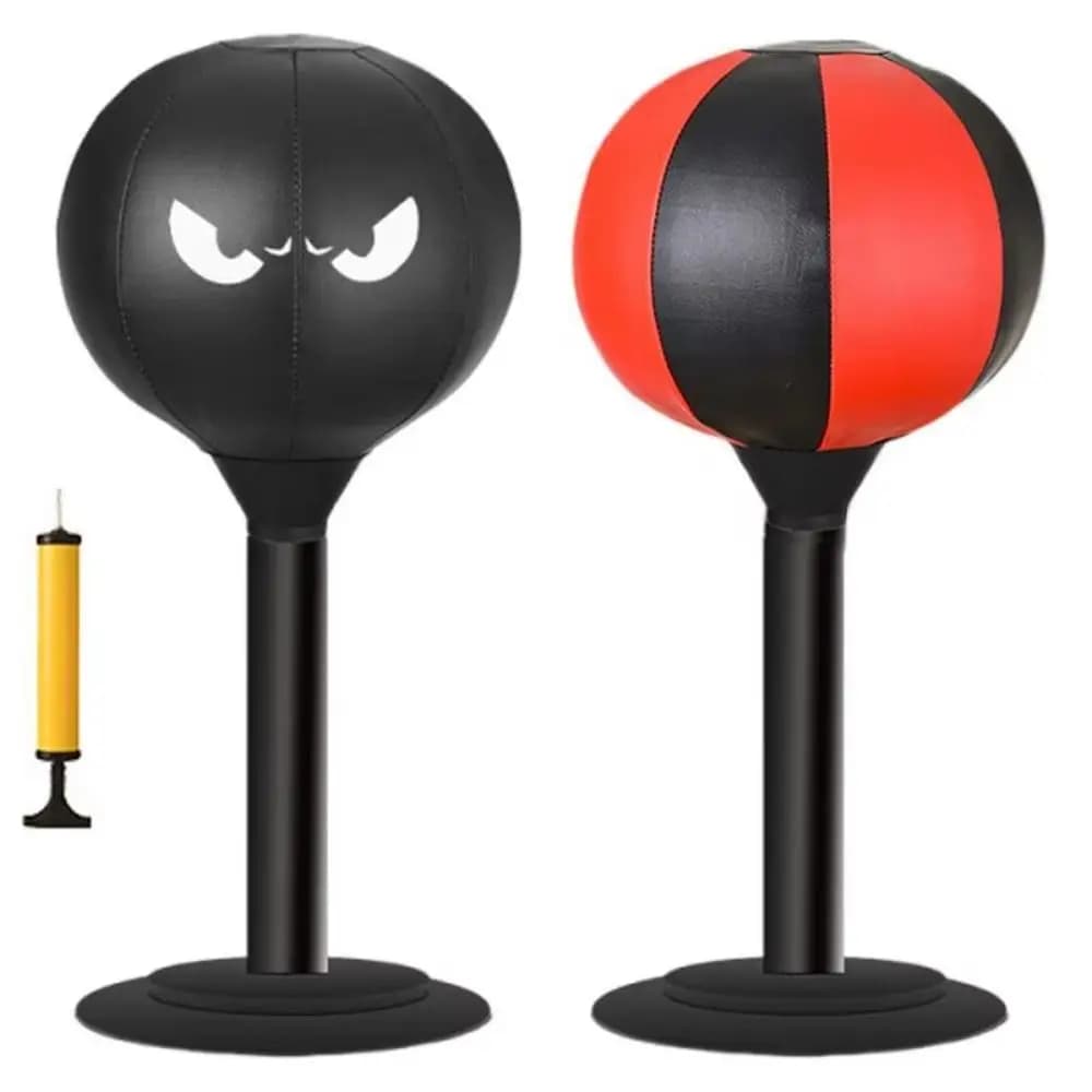 With suction cup Table boxing bag Inflatable desk mountable training bag Wall mounted mounting promote development