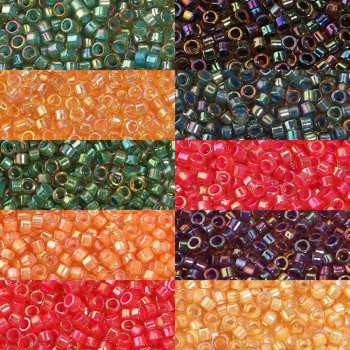 20g/lot 2.5mm Colorful Glass Rice Bead Seed Beads Loose Spacer Bead for DIY Bracelet Necklace Jewelry Making Accessories