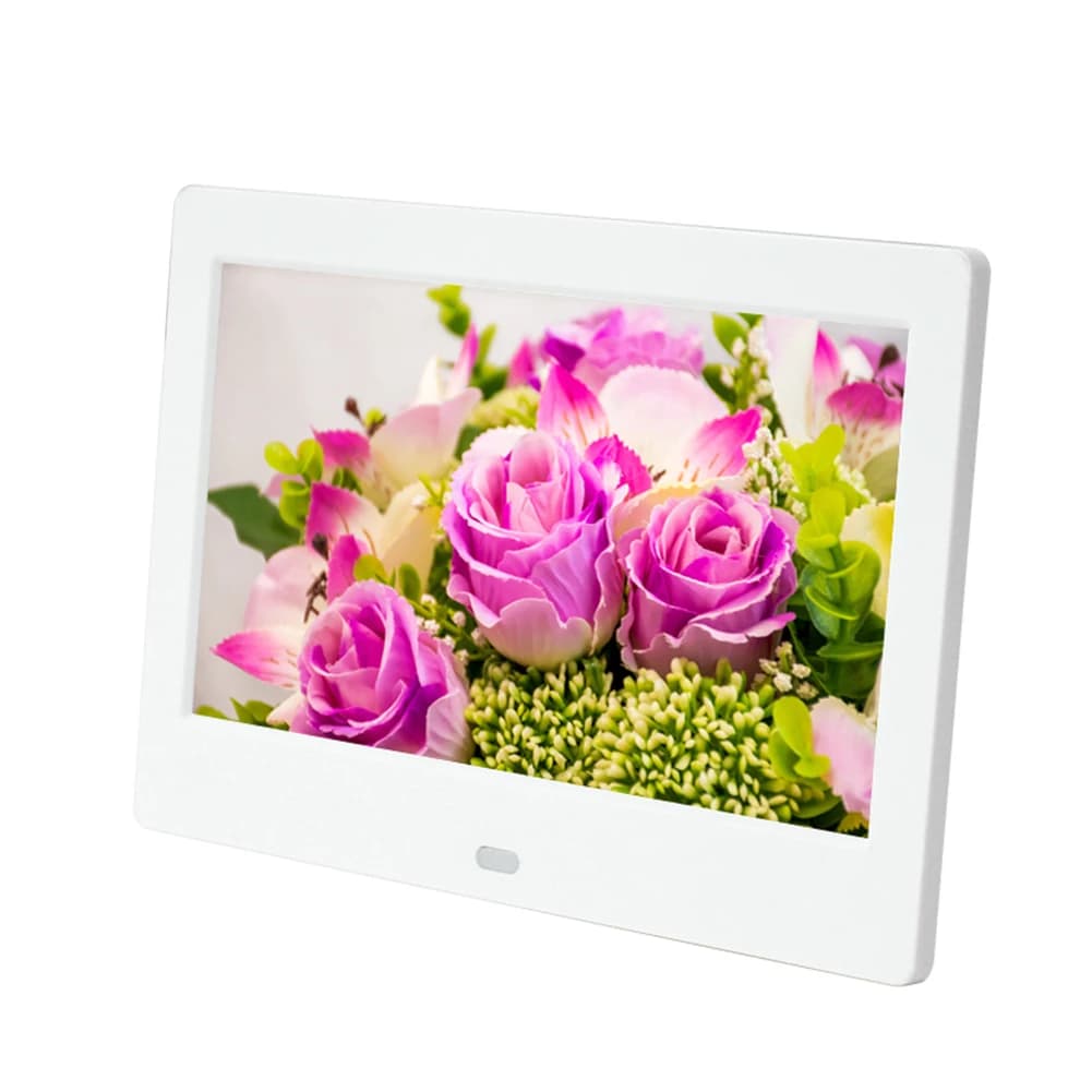 Cornice Digitale LED HD da 7 Pollici, Lettore MP3/MP4, Supporto Schede USB/MMC/SD/MS, 800*480, Album Elettronico da Scrivania per Amici
