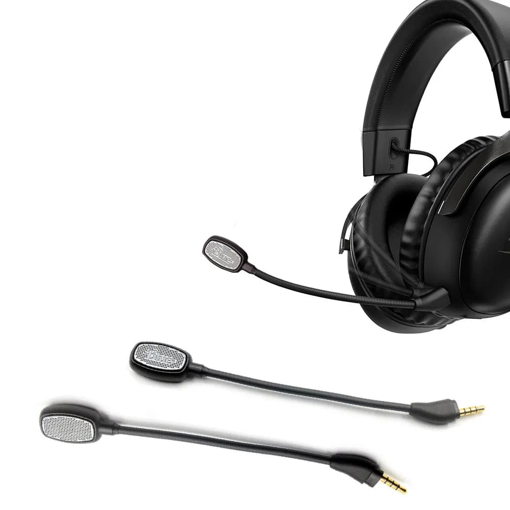 Blue Icepop Microphone Cap for HyperX Cloud III/Cloud 3 Cablate and Wireless Gaming Headphones, Microphone with 3.5mm Noise Cancellation