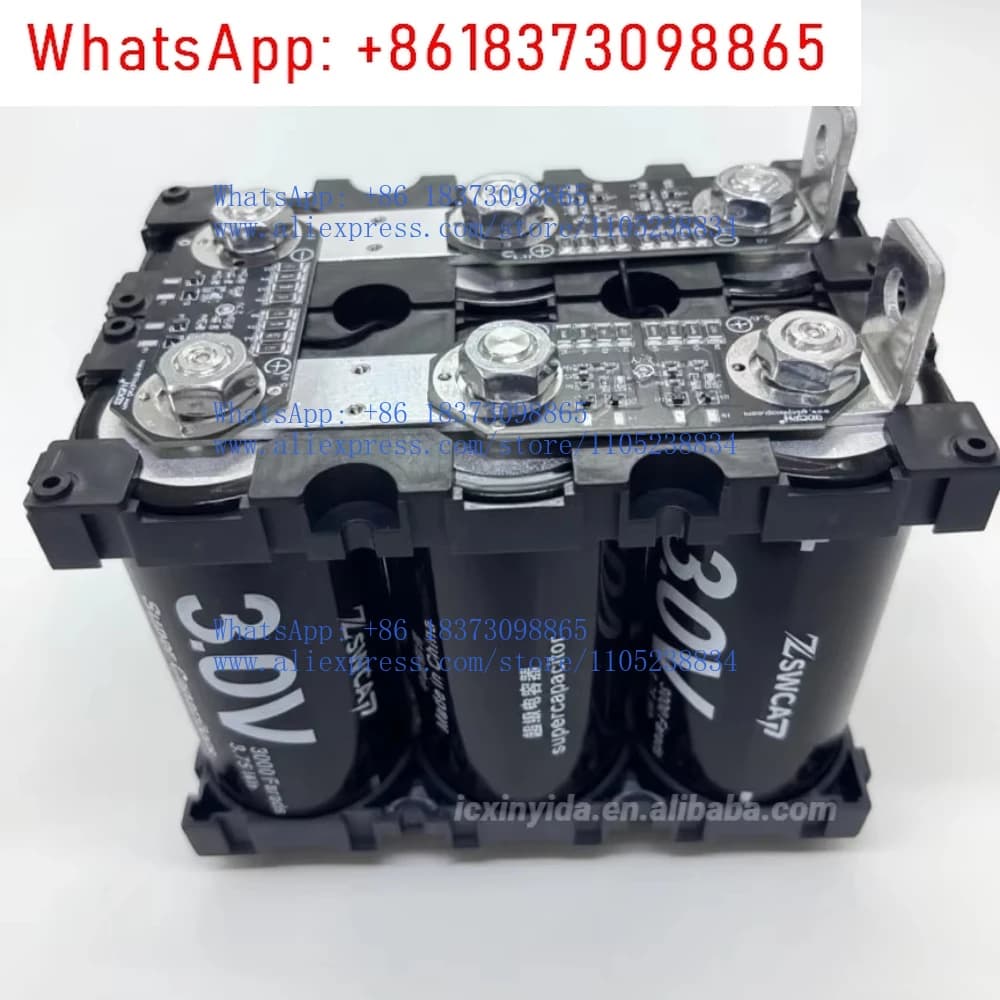 Modulo supercondensatore 18V 500F, 500 farad, avviatore di emergenza, accumulatore di energia, banca di supercondensatori, alimentatore di backup 16V 500F