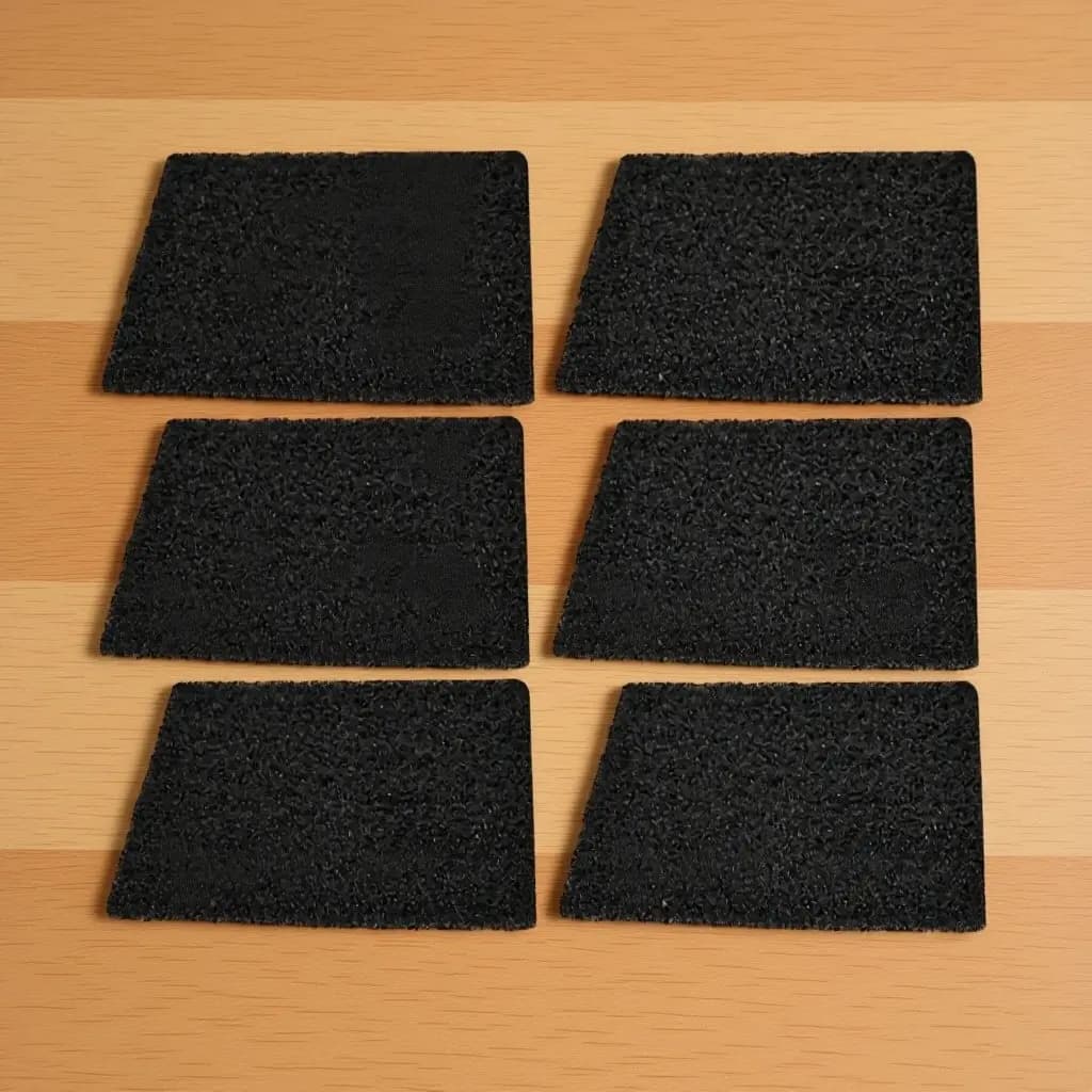 6Pcs Activated Charcoal Cat Litter Box Filters Odor Control Freshness Filters Reusable Washable for Cat Dog Bird Pet Supplies