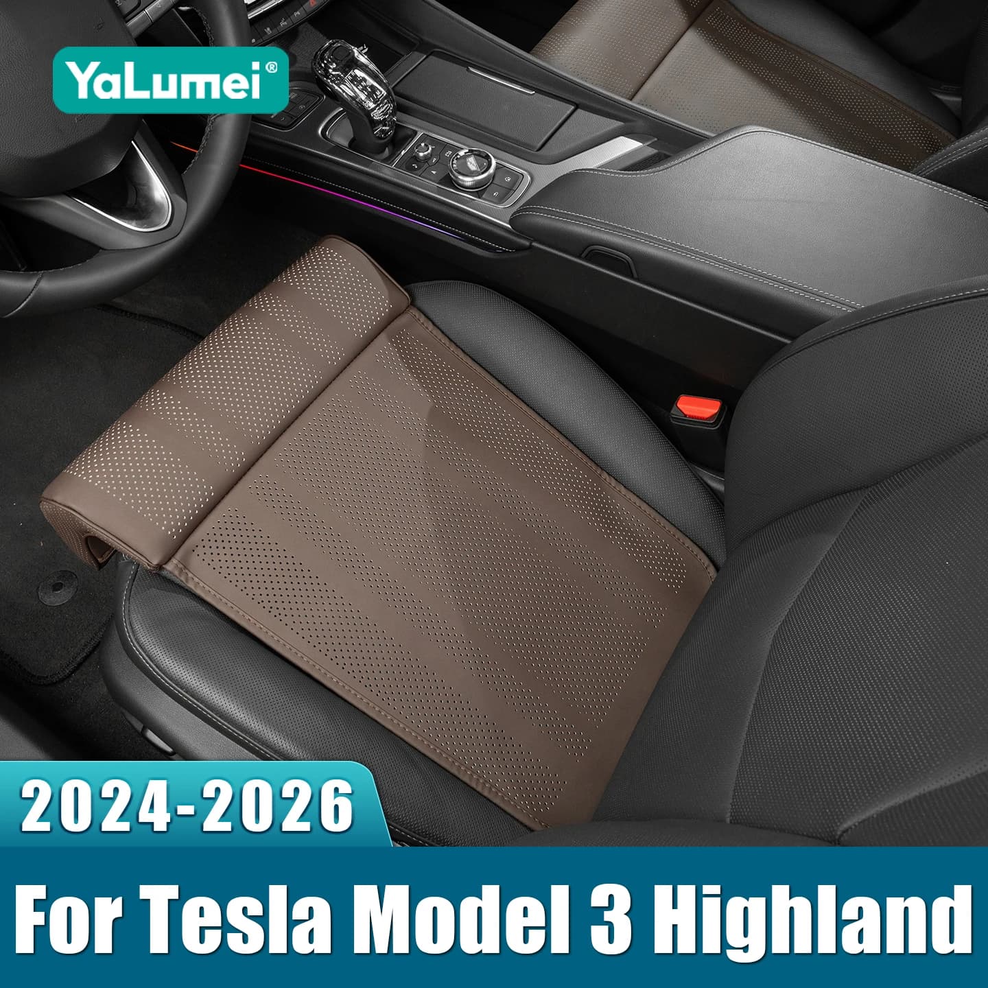 Support Bearing for Auto Seat Legs Tesla Model 3 / New Model 3 Highland 2024 2025 2026, Breathable Extensible Mat