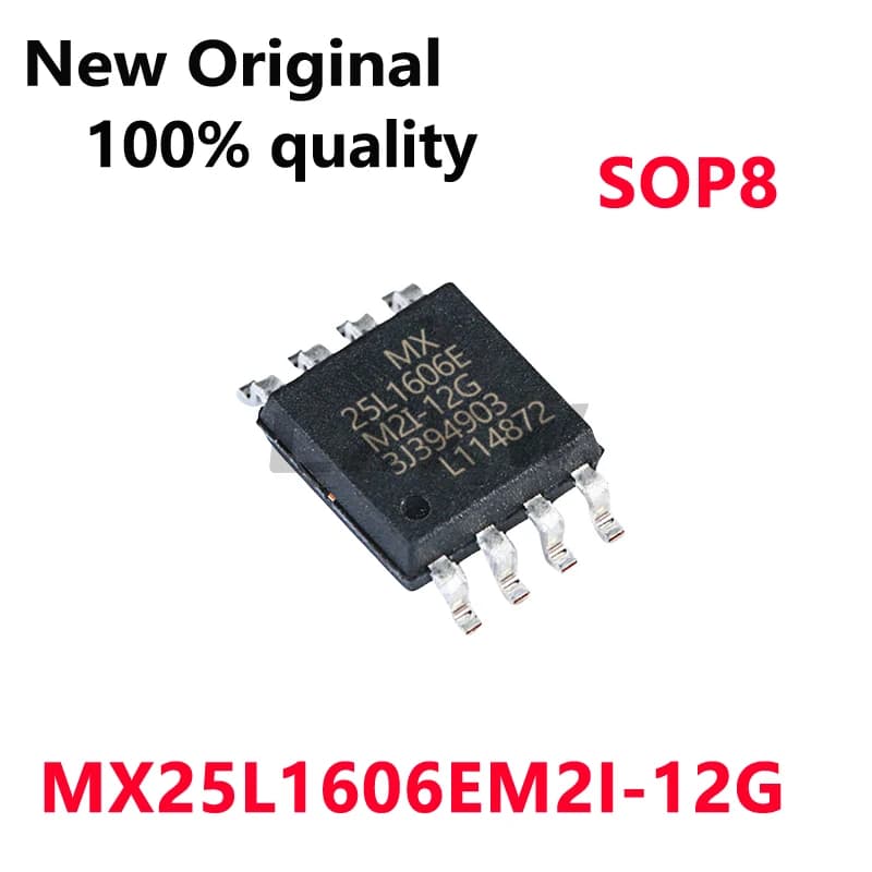 10/PCS Nuovo Originale 25L1606E 25L1606EM2I-12G MX25L1606EM2I-12G SOP8 memoria FLASH In Magazzino