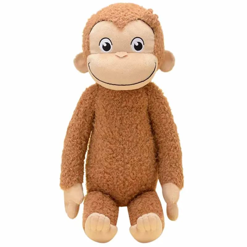 Nuovo Kawaii Anime Curioso George Scimmia Morbido Peluche Per Bambini Animali di Peluche Giocattoli Per I Regali Dei Bambini Grande 50 CM