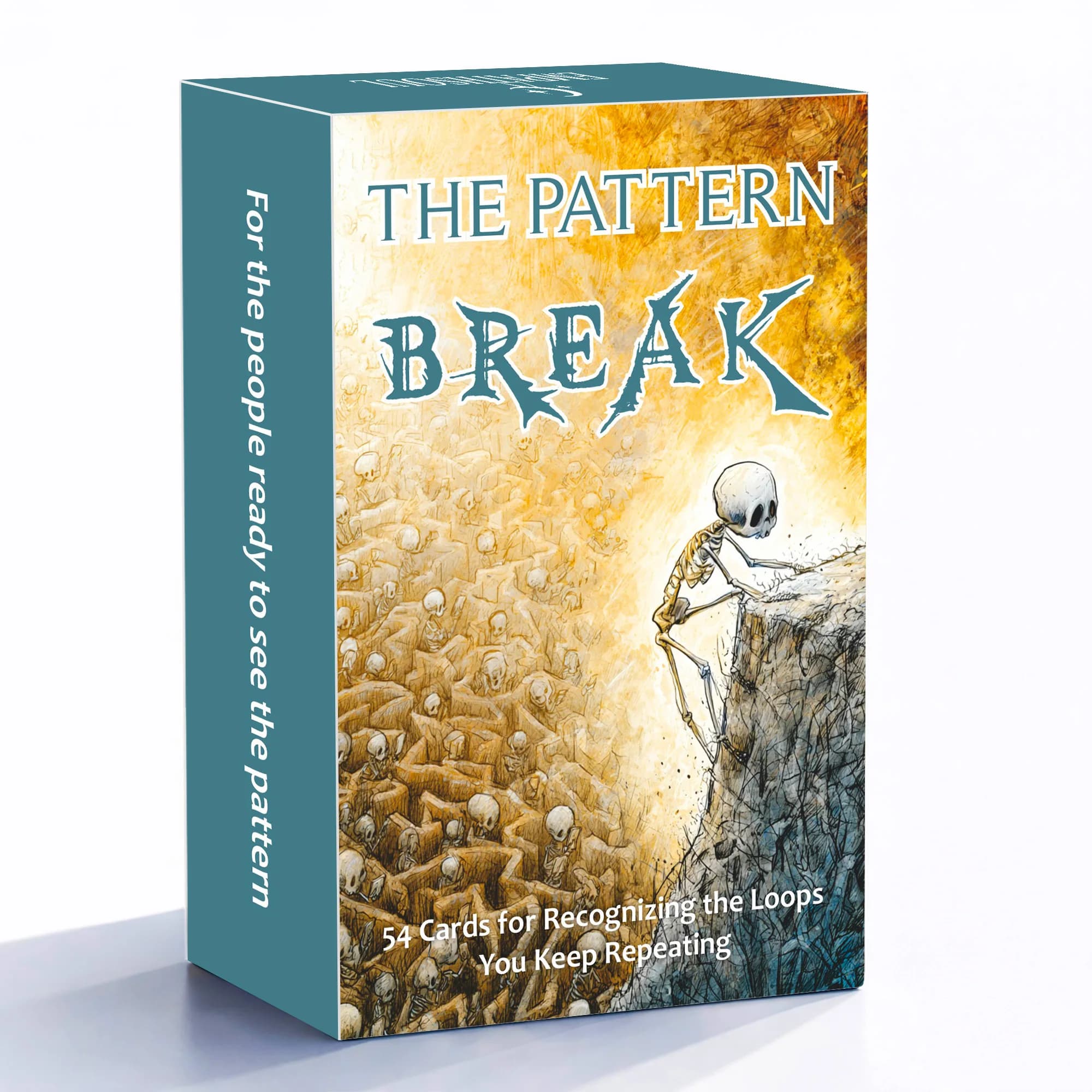 The Pattern Break Oracle Cards, 54 Durable Cards, Self-Reflection & Guidance, Tarot Cards for Beginners, Card Games, 12*7cm