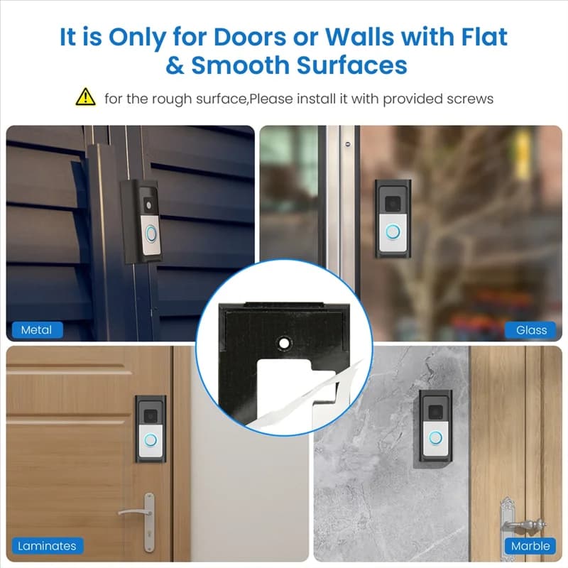 Supporto antifurto TFORU per videocitofono 2/3/3 Plus/4, Battery Doorbell Plus, Battery Doorbell Pro (versione 2024)