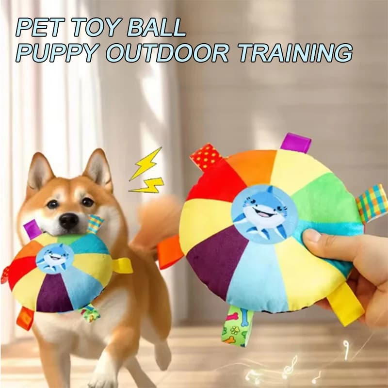 G1 Interactive Ball Toys With Grab Tabs Dog Bite Chew Balls Pets Accessories Puppy Outdoor Training Soccer Pet Supplies 16cm