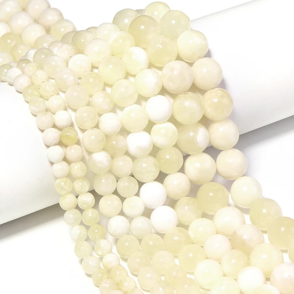 1 Strand 6/8/10/12mm Golden Silk Jade Natural Stone Beads Round Loose Beads For DIY Jewelry Making Necklace Bracelet Accessories