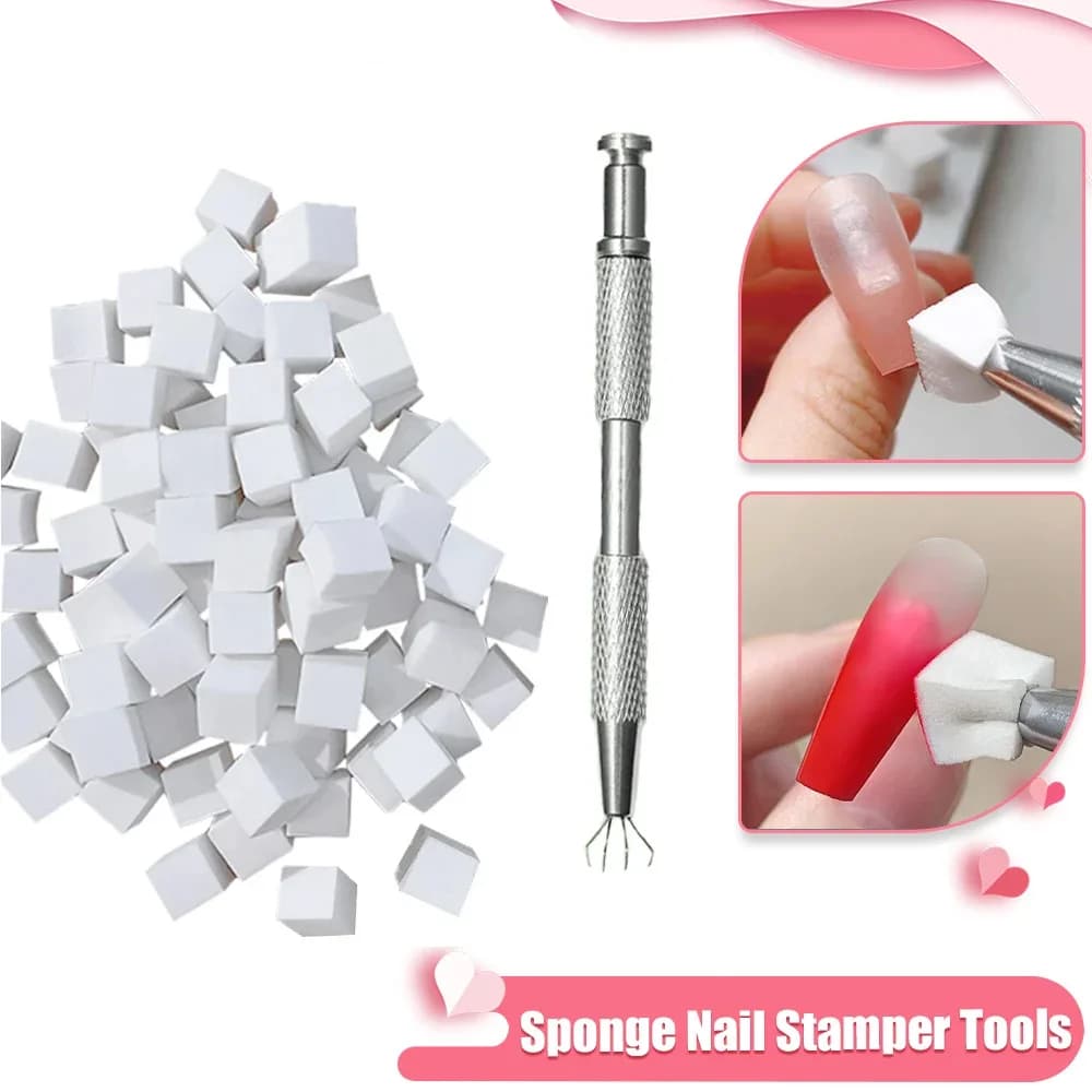 Set di spugne per nail art manicure fai da te creativo spugna per unghie strumento di presa spugna gradiente strumenti per nail art accessori per manicure