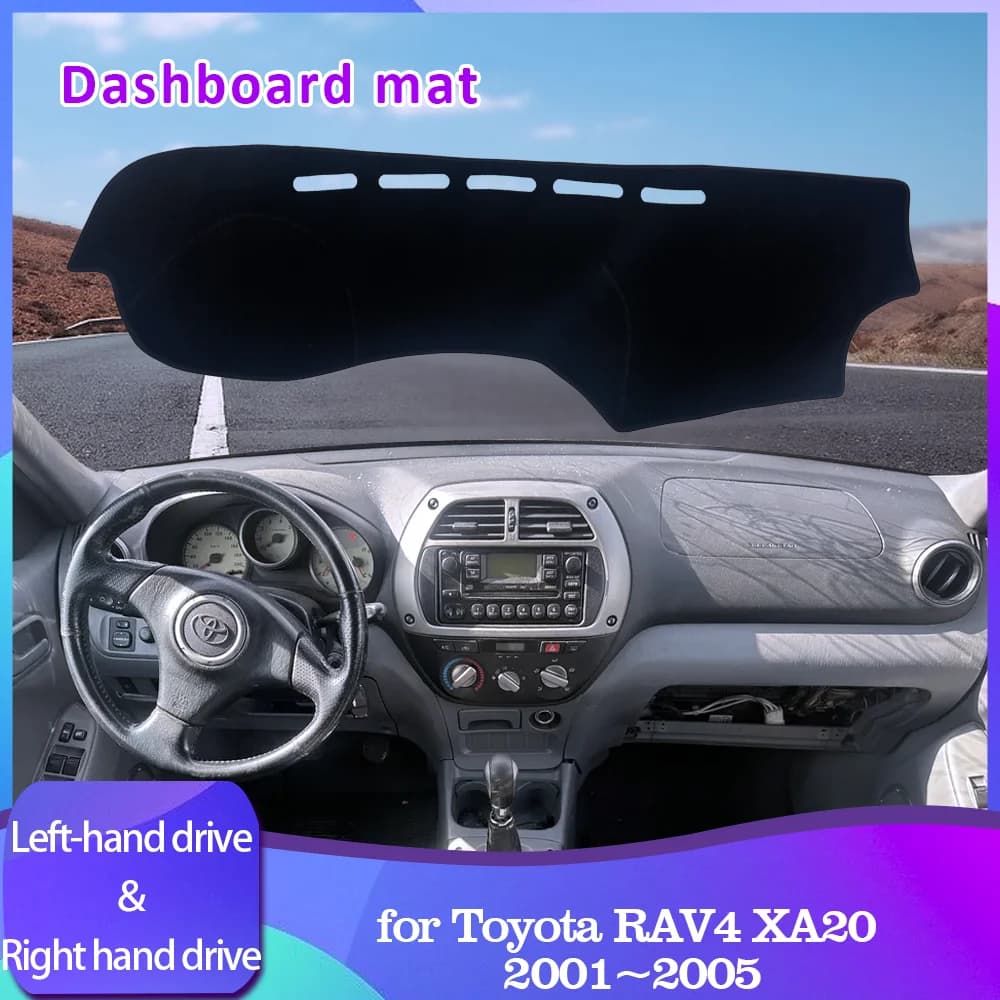 For Toyota RAV4 XA20 2001 ~ 2005 dashboard cover Dashmat Liner Caerpet rug anti-slip car accessories 2002 2003