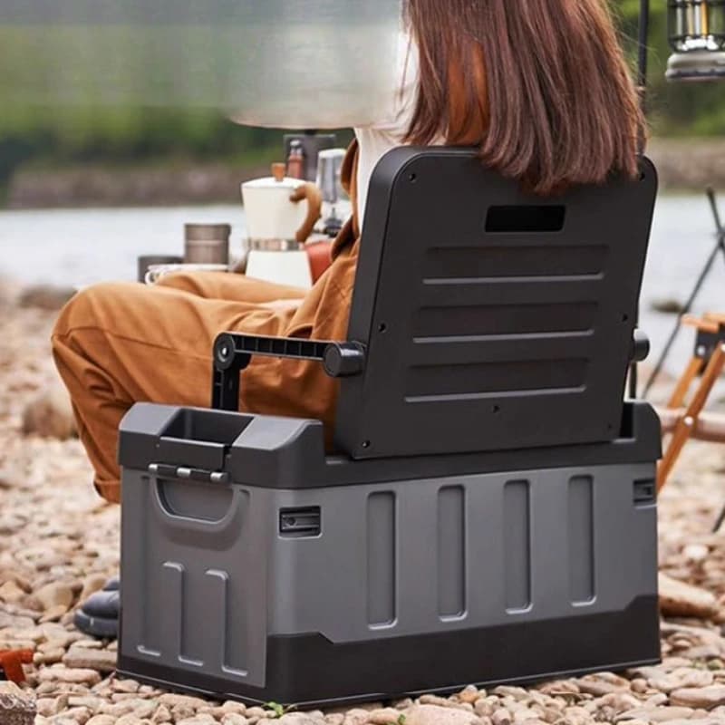 Multifunctional Outdoor Fishing Box, Portable Bag Fishing Footage, Integrated Seat Fishing Container