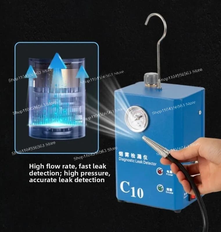 Rilevatore di perdite di fumo: Macchina per la rilevazione di perdite nel sistema di aspirazione e scarico del motore