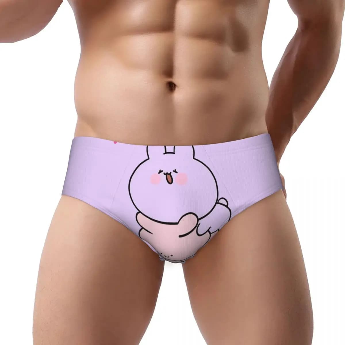 Asamimichaan da uomo personalizzato Anime Cartoni animati Asamimi Mutandine Intimo Maschile Comfort Slip Mutande