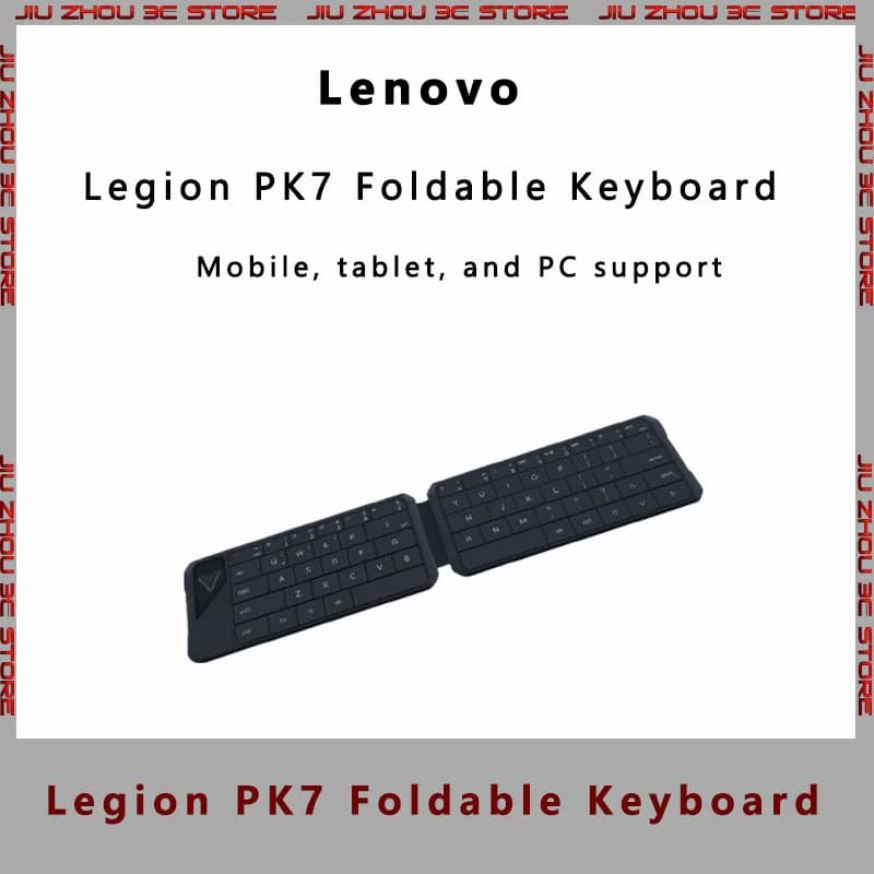 Tastiera Bluetooth pieghevole Lenovo Legion, portatile, con tripla connessione Bluetooth, sottile, compatibile con Y900 13 Tablet Phone Laptop