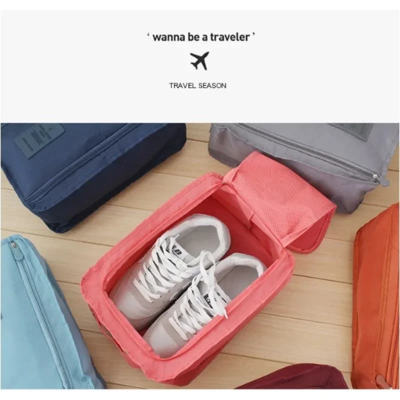 Sneaker Bag Organizer Storage Single Shoe Organizers Portable Home Garden Foldable Water Proof Breathable Travel Household Use