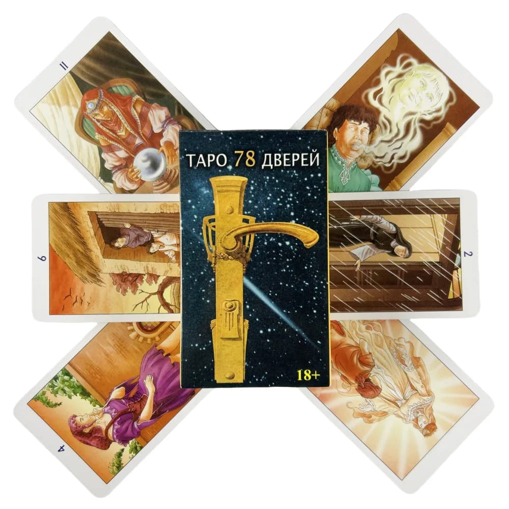 Russian TAPO Tarot Of The 78 Doors A Deck Oracle Visions Divination Edition Tarot Cards Borad Playing Games