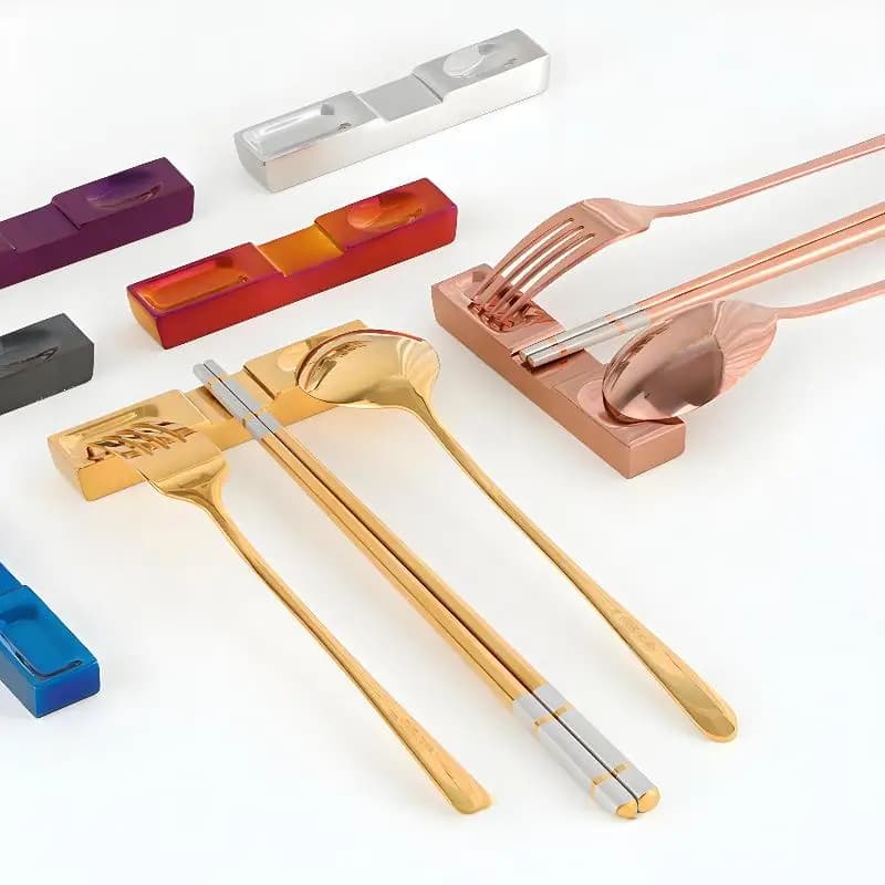 Portaposate da Tavolo, Porta Coltelli Forchette Cucchiai, Porta Bacchette, Supporto per Utensili da Cucina, Poggiabacchette