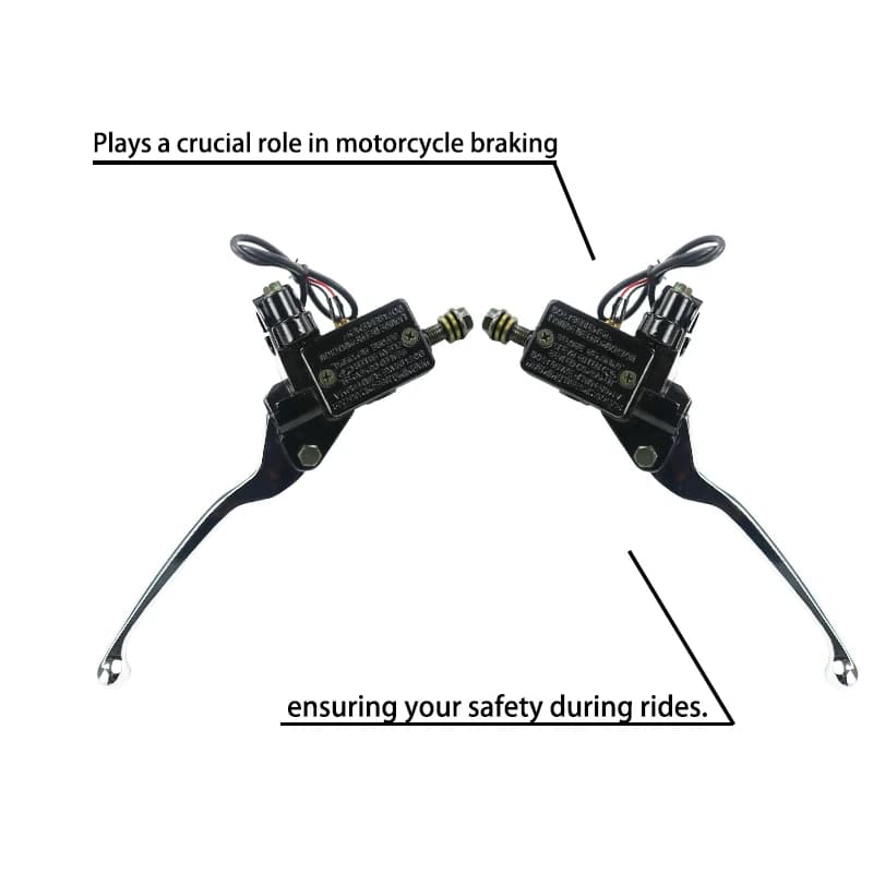 Strumenti per parti del motociclo Pompa freno frizione sinistra destra da 22 mm in lega di alluminio per ATV Dirt Bike Maniglia leva Accessori motocross