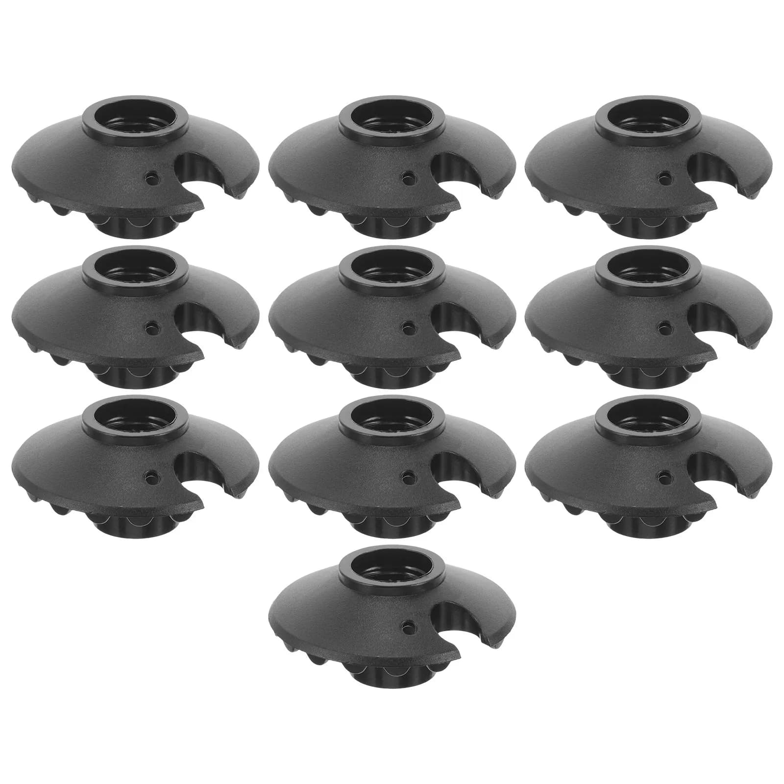 10Pcs Trekking Pole Tip Covers Plastic Mud Pad Anti-Skid Wear-Resistant for Hiking Walking Stick Climbing Pole