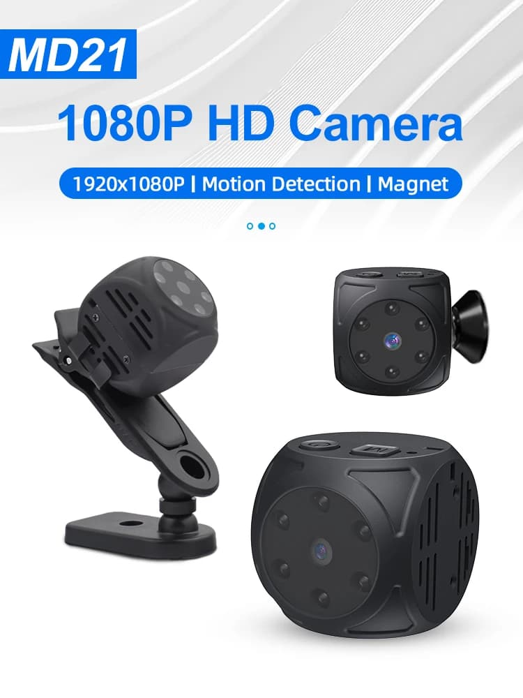Mini camera with armband 1080P HD Night vision Action Outdoor Body Cam Home Security Camera