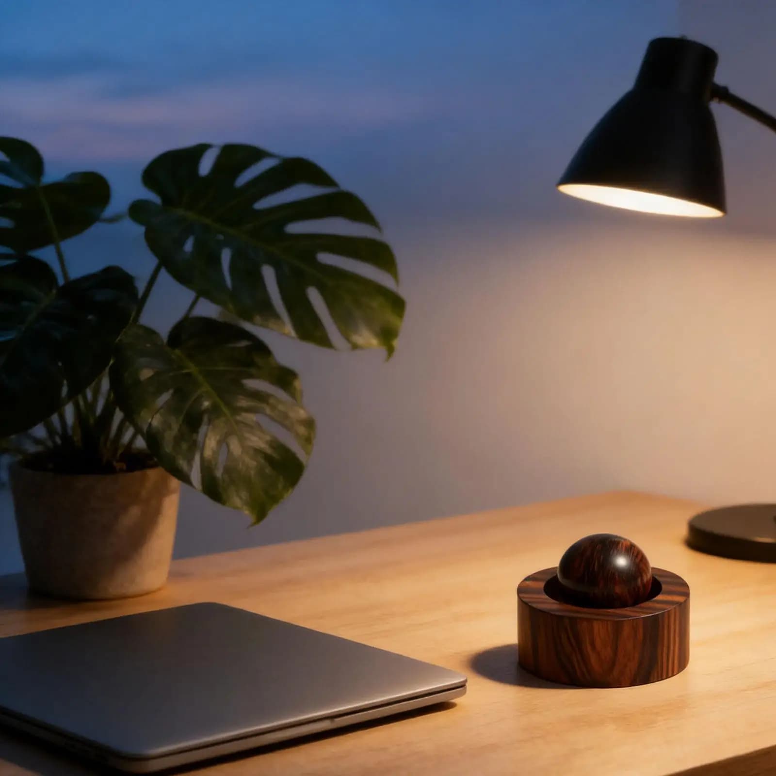Wooden Round Ball Essential Oils Diffuser Room Fragrance Diffuser for Apartment Office Car Wardrobe