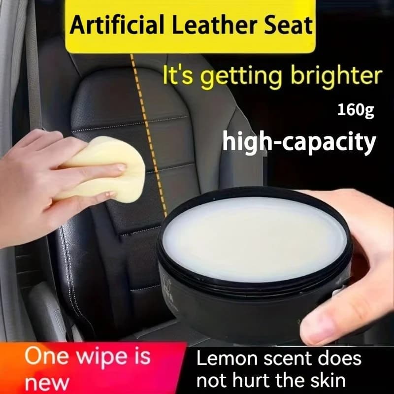 Olio Multifunzionale per la Cura della Pelle, Crema Detergente per Interni Auto, Sedili in Pelle, Divani, Borse, Scarpe, Giacche, Lucidatura e Cura