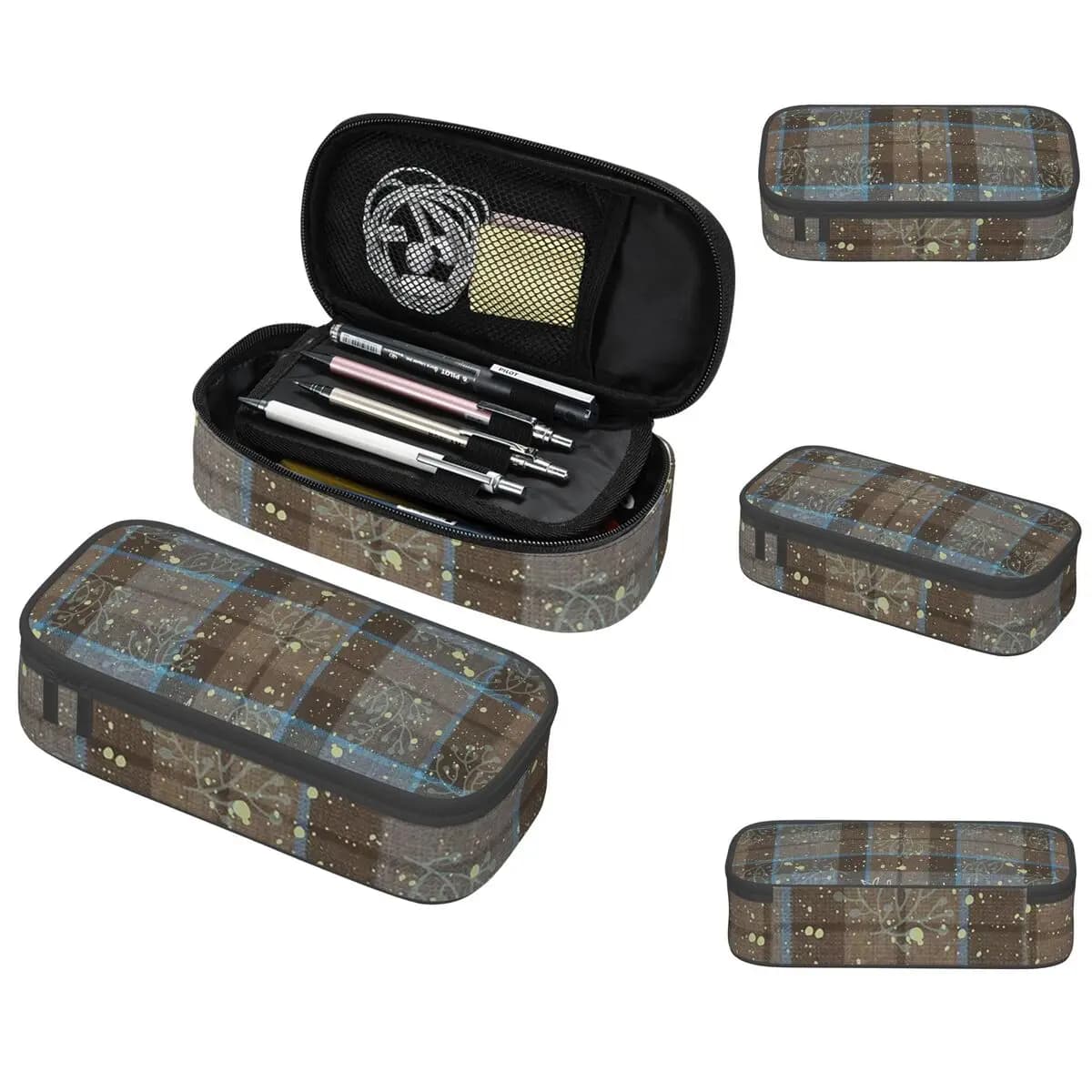 Astuccio per matite Outlander TV Clan Fraser Tartan Windblown per studenti, astuccio per penne, borsa per matite, articoli di cancelleria, borsa porta penne
