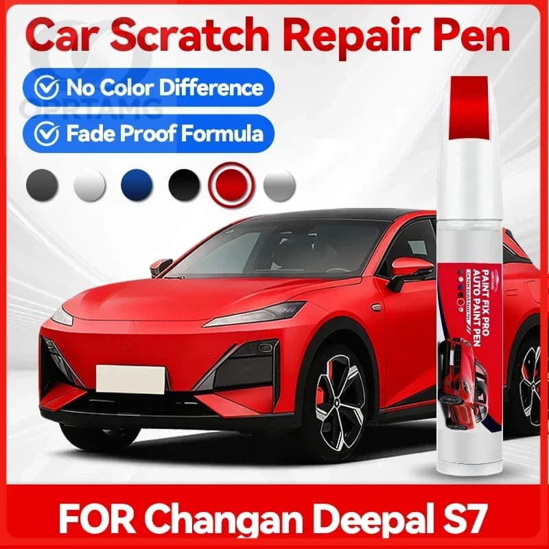 For Changan Deepal S7 Car Paint Repair Pen Touch Up Scratch Remover DIY Auto Accessories Polar White Red Star Blue Purple