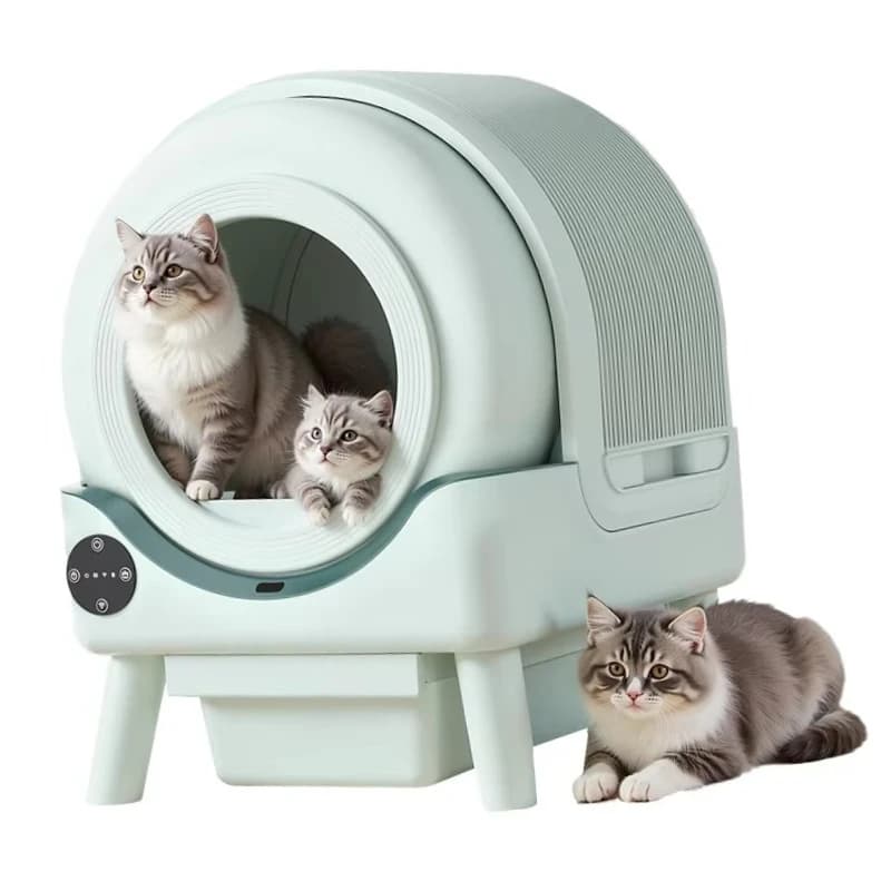 Nuova Lettiera per Gatti Grande 2026 Facile da Pulire con Controllo Remoto e App Automatica Lettiera Autopulente Intelligente per Gatti