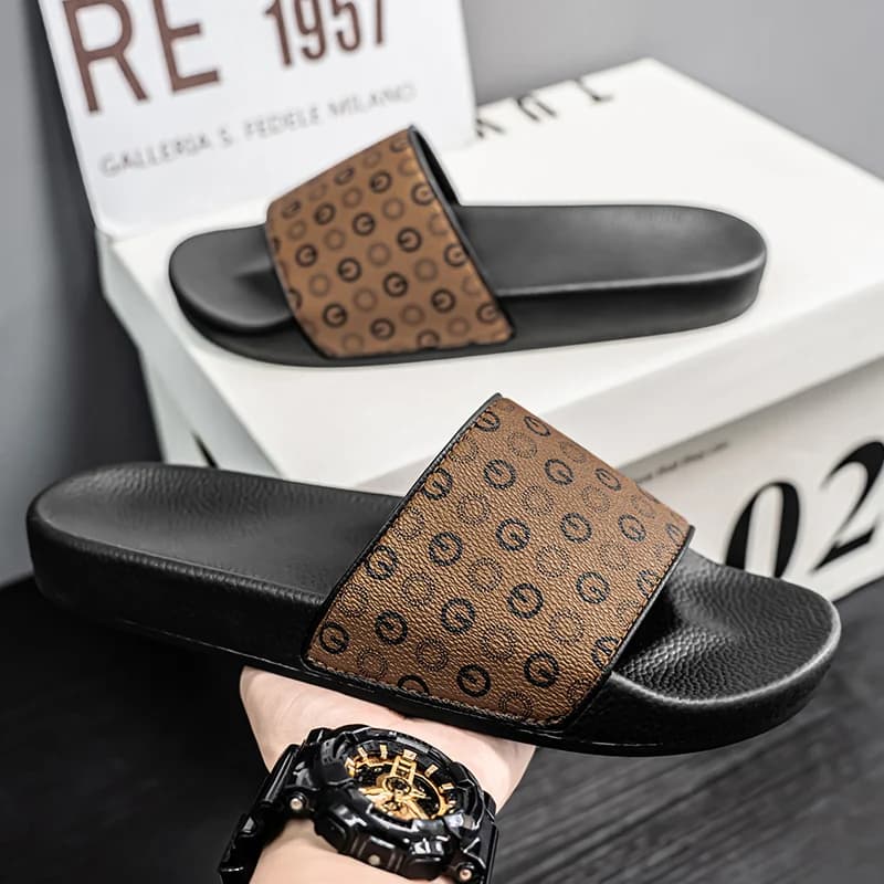 Ciabatte estive unisex taglie forti, alla moda, antiscivolo, con suola morbida, leggere, per interni ed esterni, da spiaggia, casual