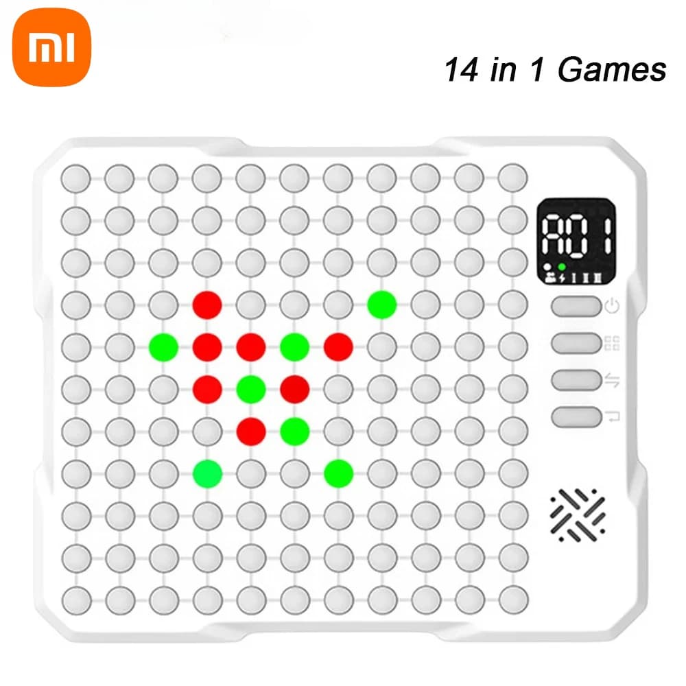 Xiaomi 14 in 1 Tavola da Gioco Multifunzionale Intelligente, Scacchi Elettronici, Backgammon, Go, Tris per Bambini, Giocattolo Educativo