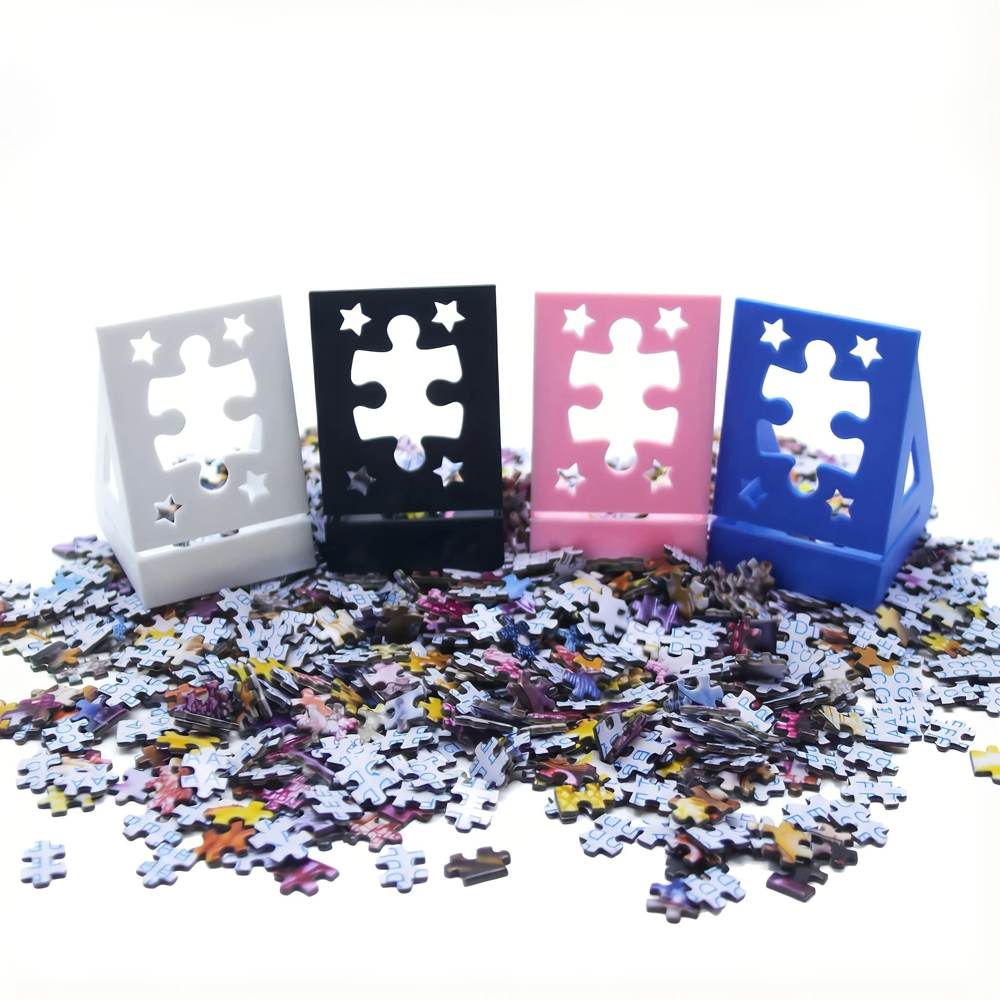 Supporto Multifunzionale per Puzzle e Poster in Plastica Resistente / Pezzo Unico