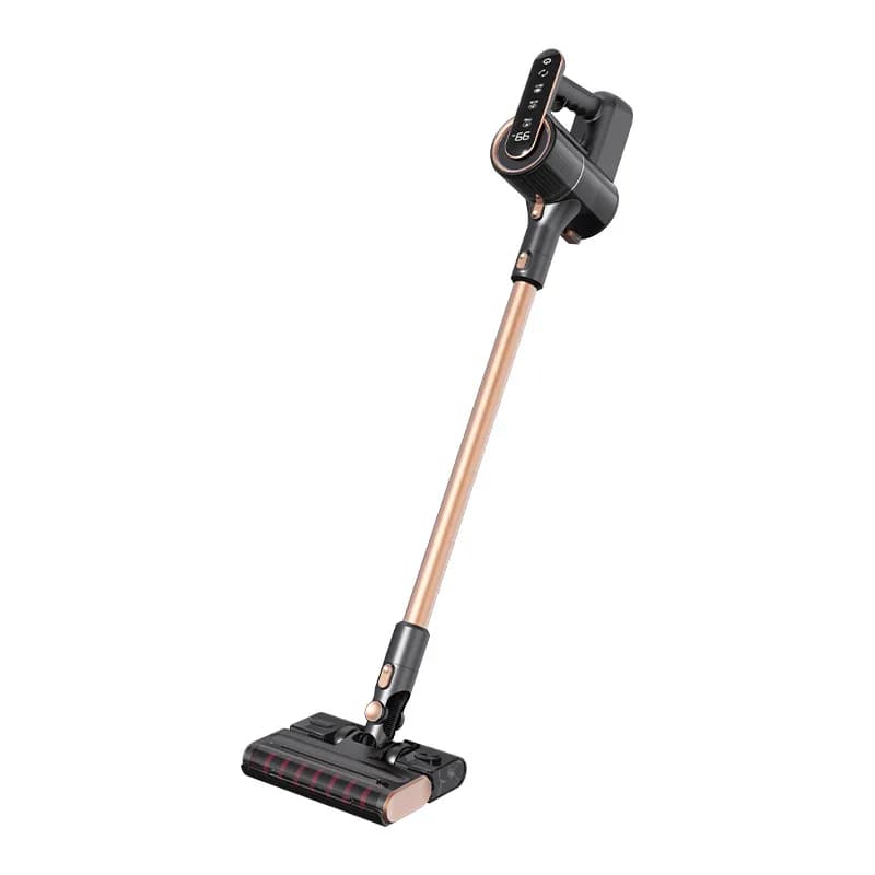 Cordless long-handled roller brush sweeping, suction and mopping all-in-one machine for household carpet flooring 24V large