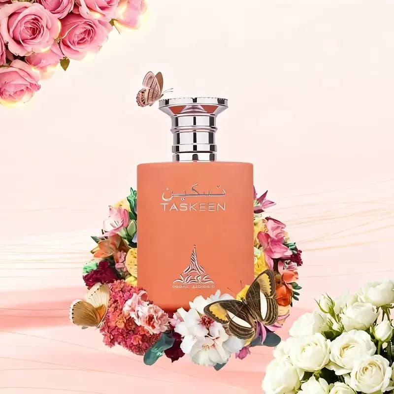 Paris Corner Taskeen Eau de Toilette 3,4 fl oz, luminoso e allegro, versatile da indossare tutti i giorni, fragranza duratura