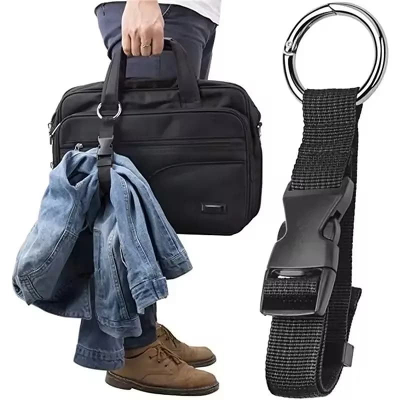 Travel Luggage Fixed Strap Backpack External Strap Portable Strap With Release Buckle Add-A-Bag Luggage Strap Belt Jacket Holder