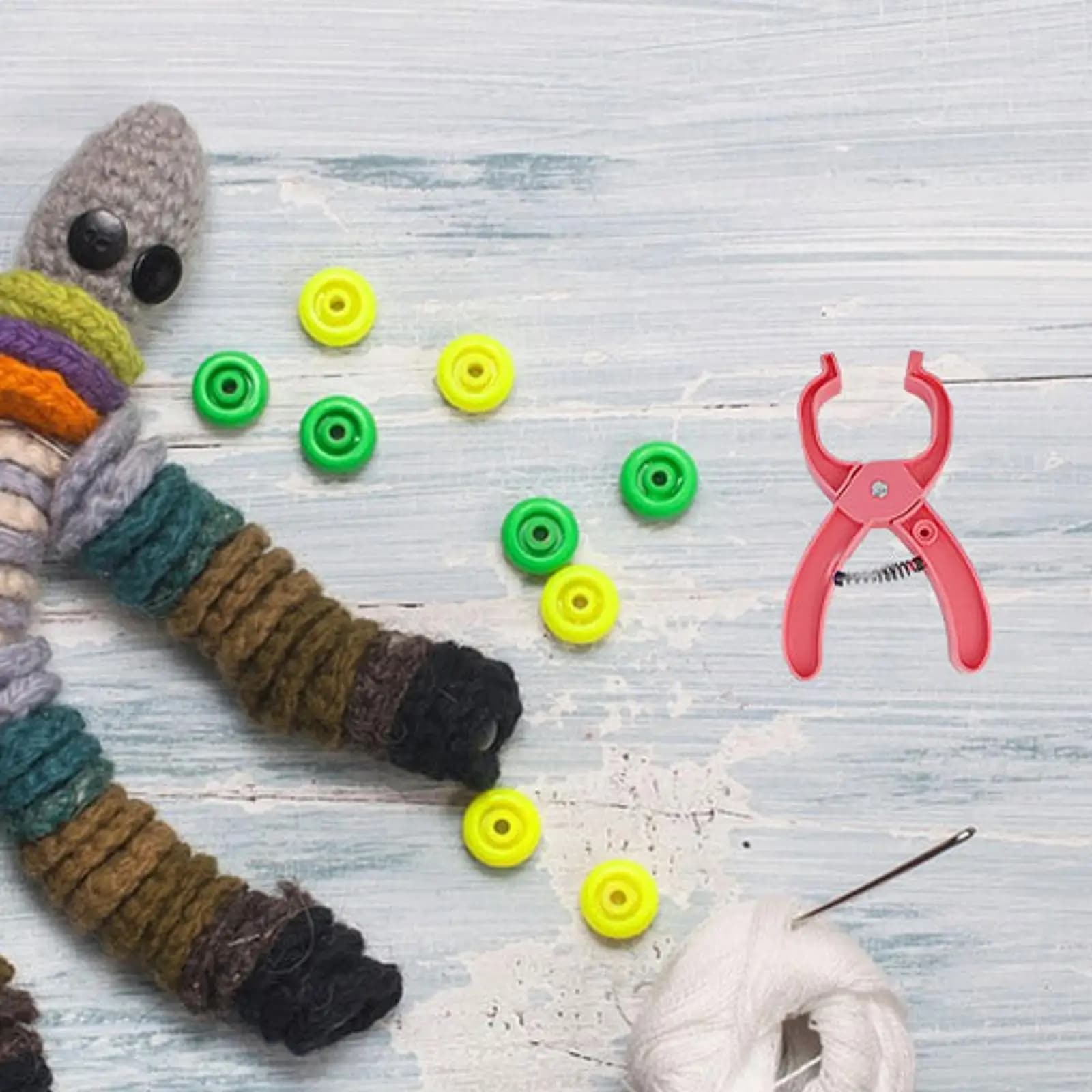 Pinza per Occhi di Bambole, Attrezzo Versatile per Progetti Fai-da-Te, Strumento Portatile per Occhi e Nasini di Bambole