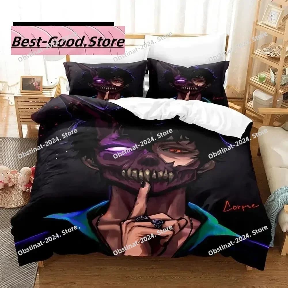 Set di biancheria da letto con stampa 3D Cartoon Corpse Marito Ragazzi Ragazze Twin Queen King Size Copripiumino Federa Letto ragazzi Camera da letto per adulti