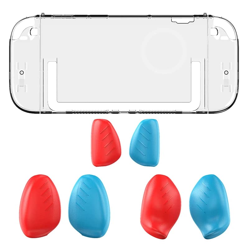 Custodia Protettiva Trasparente in PC per Console Nintendo Switch 2, Cover Antiurto per Accessori NS Switch 2