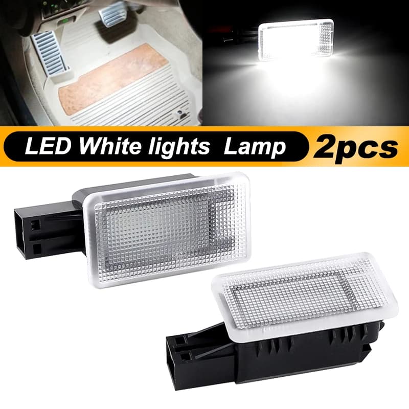 2 pezzi LED cortesia bagagliaio bagagliaio luce pedana lampada porta di benvenuto per Volvo V40 V40CC V60 S60 S80 XC40 XC60 XC90 OEM: 1286317